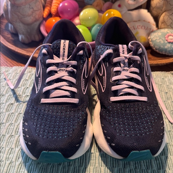 Brooks Shoes - Brooks Glycerin 20 Peacoat Ocean Pastel Lilac Road-Running Sneakers Women’s 7.5